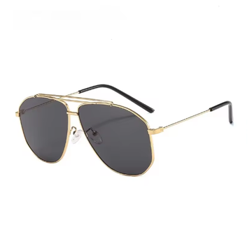 Alloy Square Polygon Sunglasses