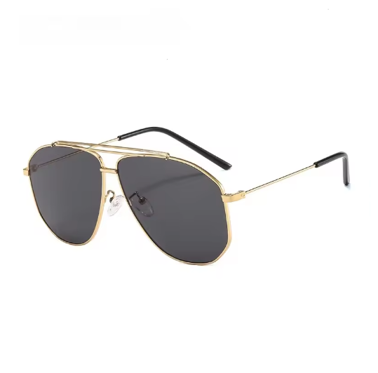 Alloy Square Polygon Sunglasses